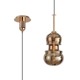 M6695  Sonata Pendant 22cm Round 1 Light Copper